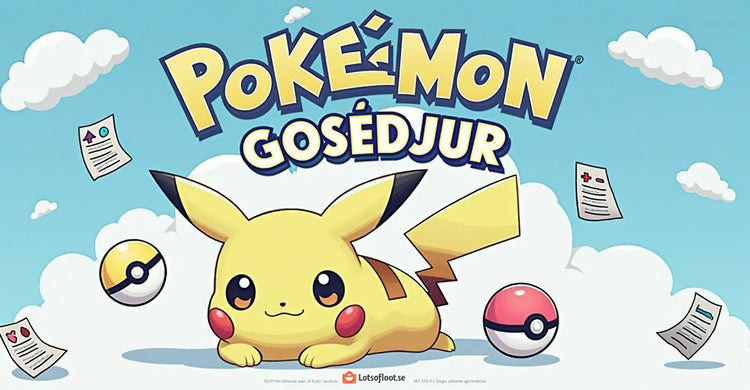 Pokémon gosedjur i alla storlekar och stilar