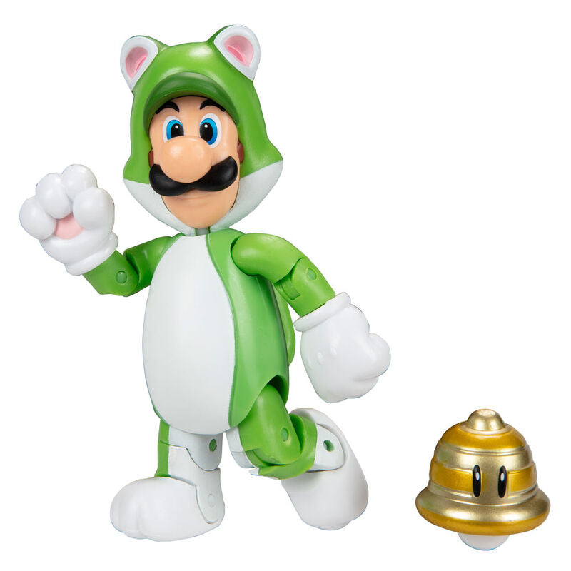 Nintendo Super Mario Cat Luigi Figur 10cm