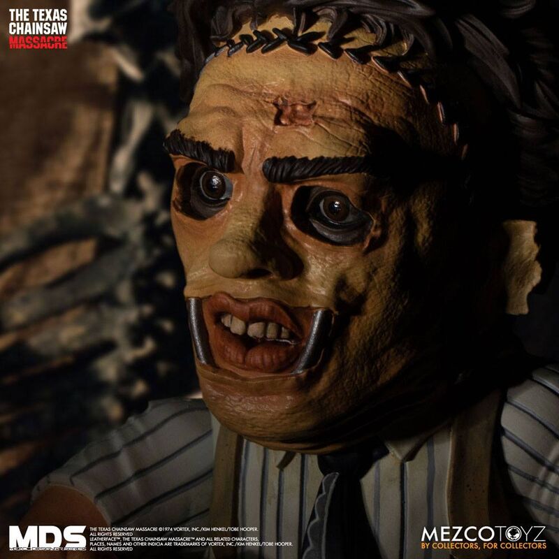 Texas Chainsaw Massacre MDS Leatherface 1974 Figur 15cm