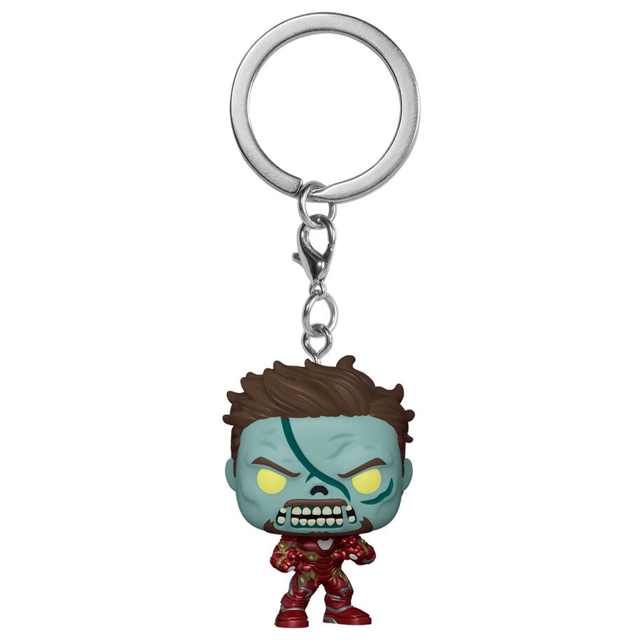 Pocket POP Nyckelring Marvel What If Zombie Iron Man