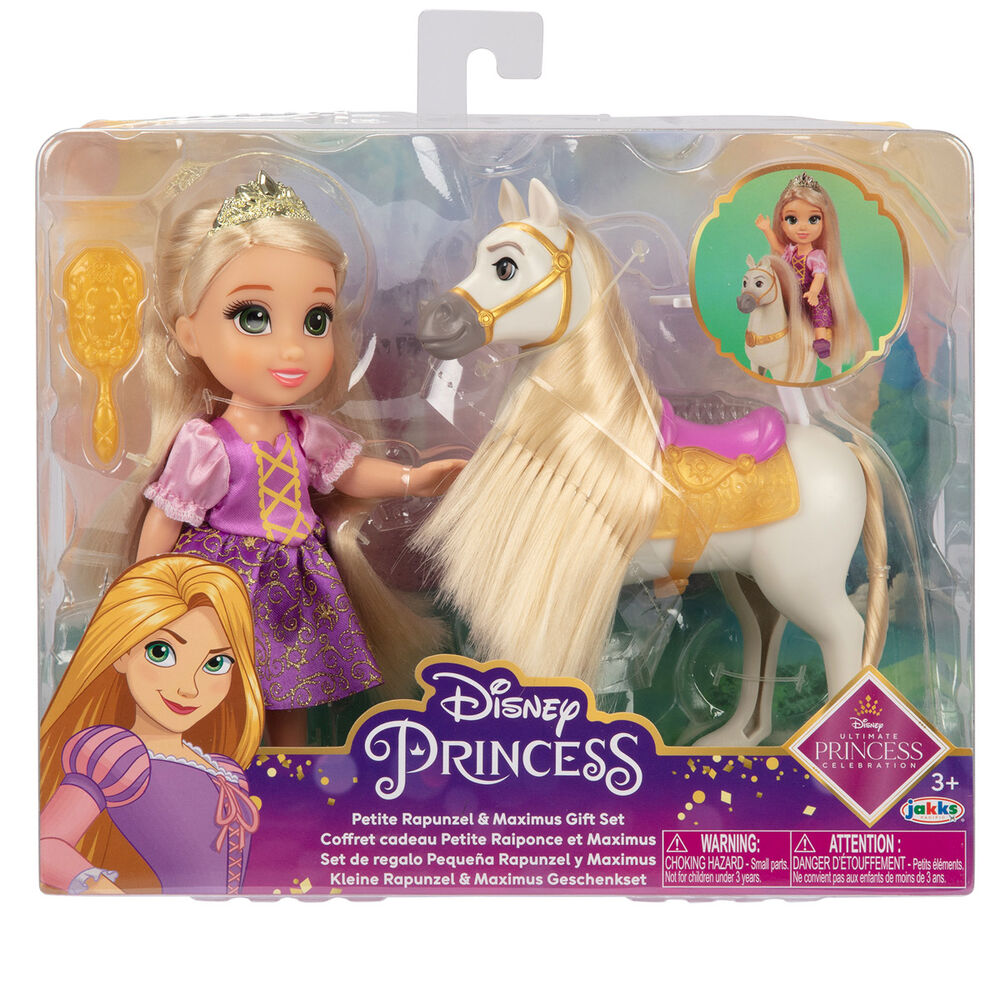Disney Tangled Rapunzel och Maximus Docka 15cm