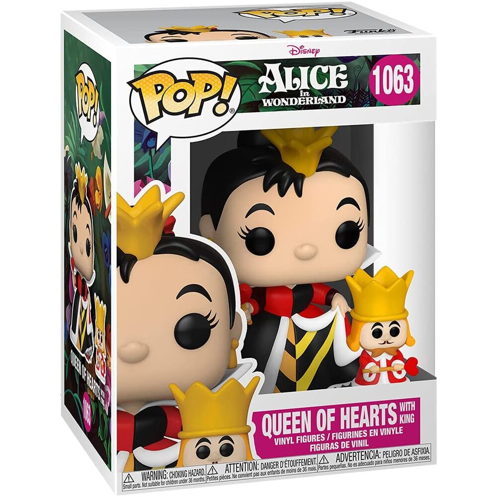 Funko POP Figur - Disney Alice i Underlandet 70-årsjubileum Dronning med Kung