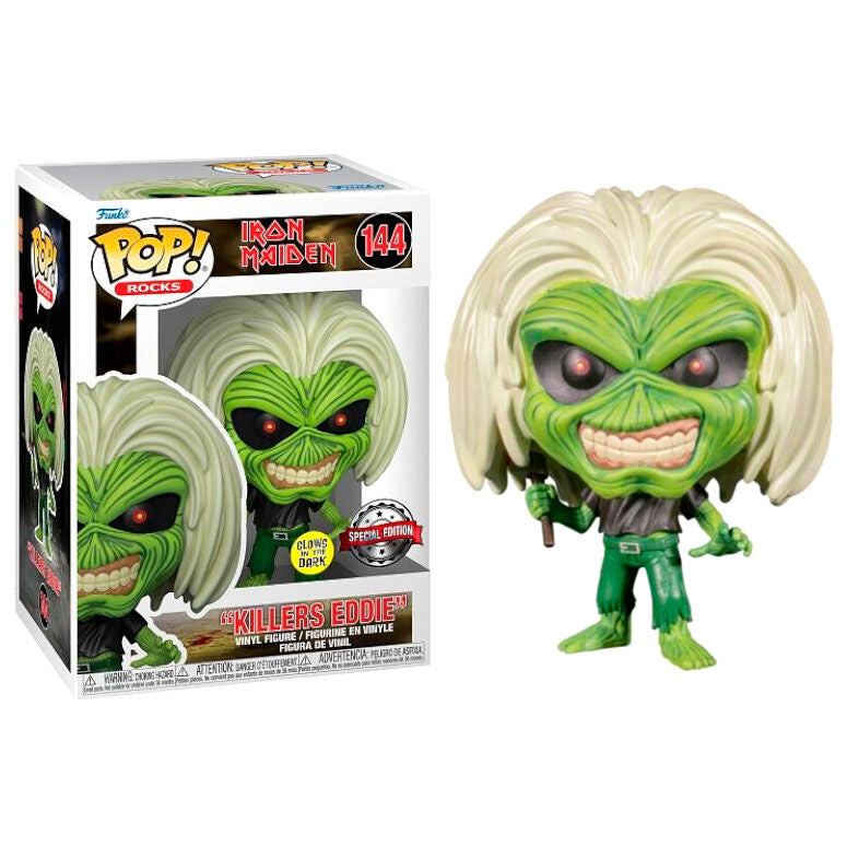 POP Figur Iron Maiden Killers Exclusive - Glödlampa i Mörkret