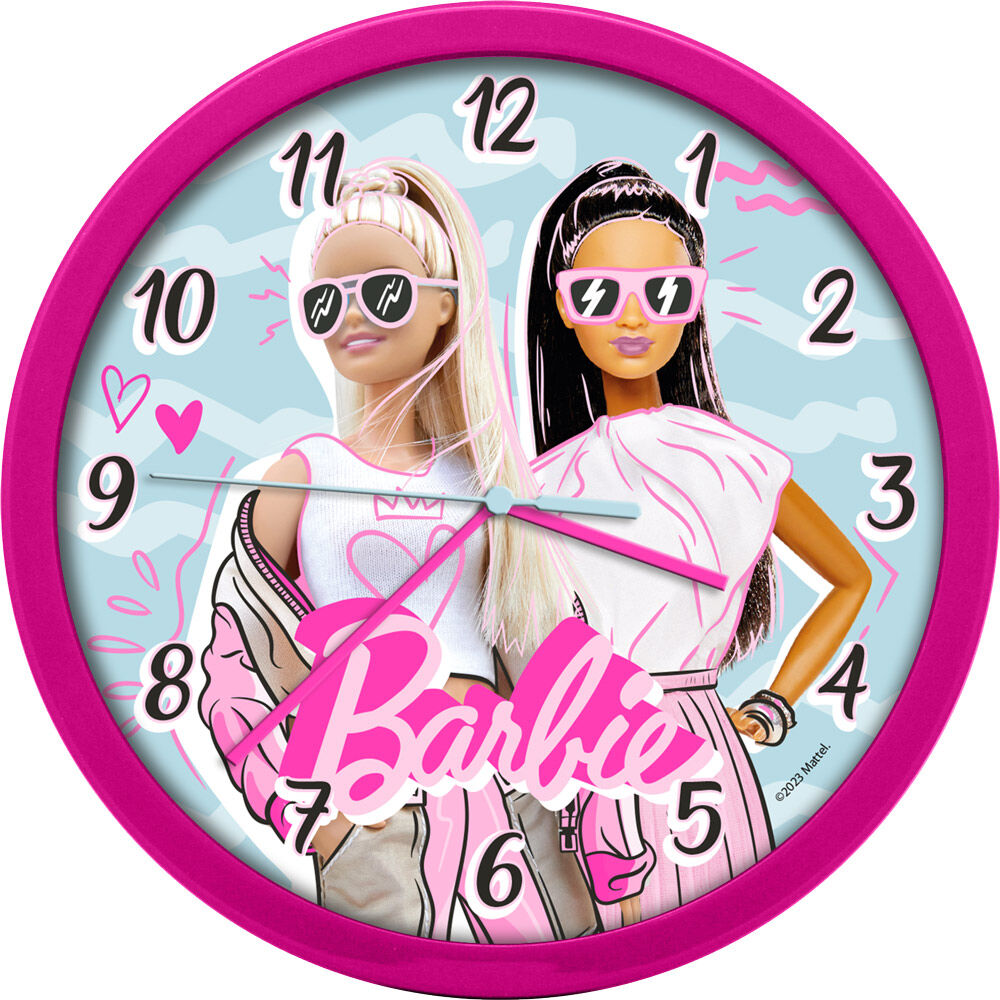 Barbie Väggklocka – 25 cm
