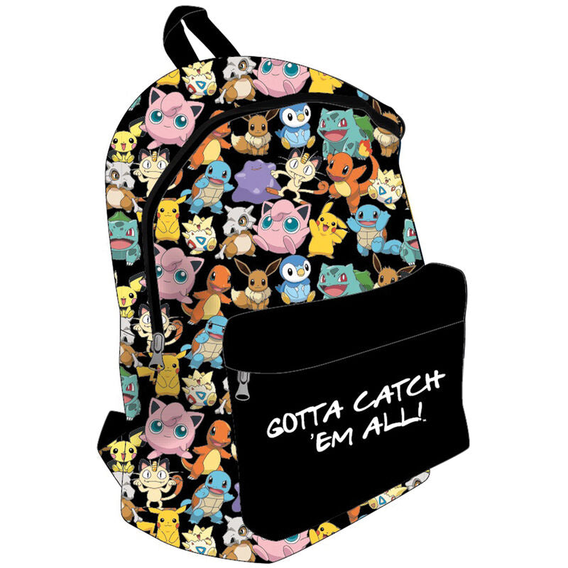 Size: 30x15x40cm. Front pocket with zip. Ergonomic and padded shoulder straps and back. Handle at the top.