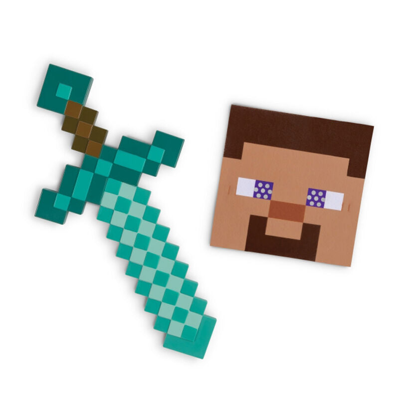 Minecraft Mask och Svärd Set