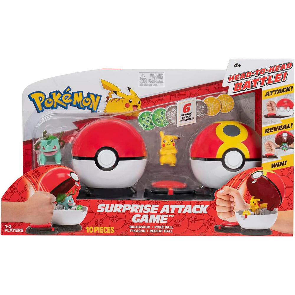 Pokémon Pikachu vs Bulbasaur Attackspel