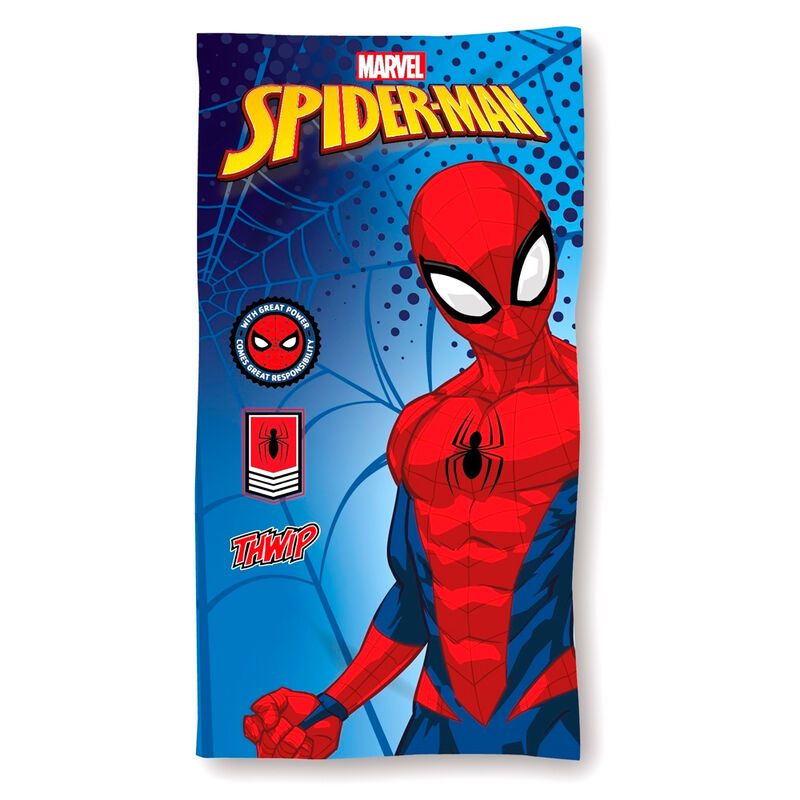 Marvel Spiderman Bomull Strandhandduk 70x140 cm