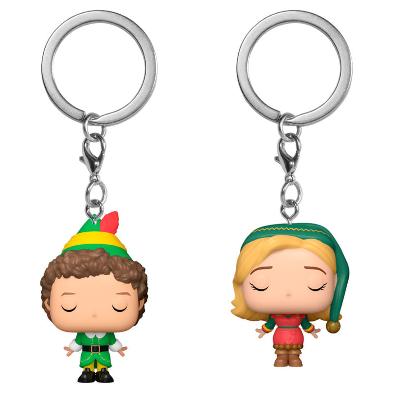 Pocket POP nyckelring Elf Buddy & Jovie