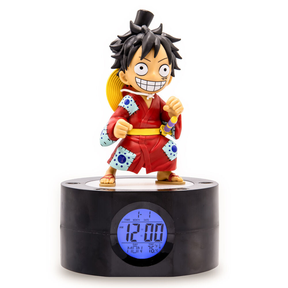 One Piece Luffy Alarm Clock Figur 20cm