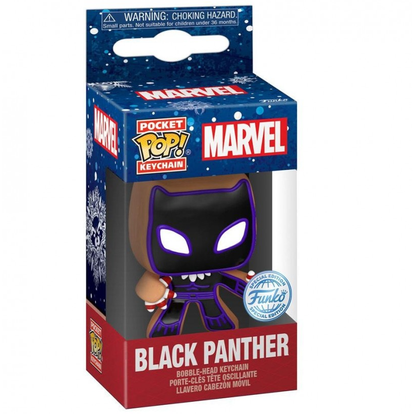 Pocket POP Nyckelring Marvel Holiday Black Panther Exclusive