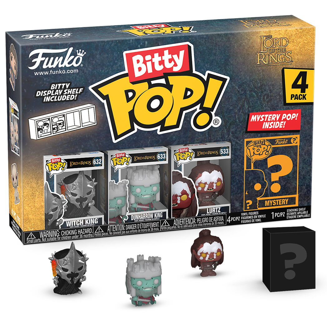 Blister 4 Figurer Bitty POP: The Lord of the Rings - Witch King