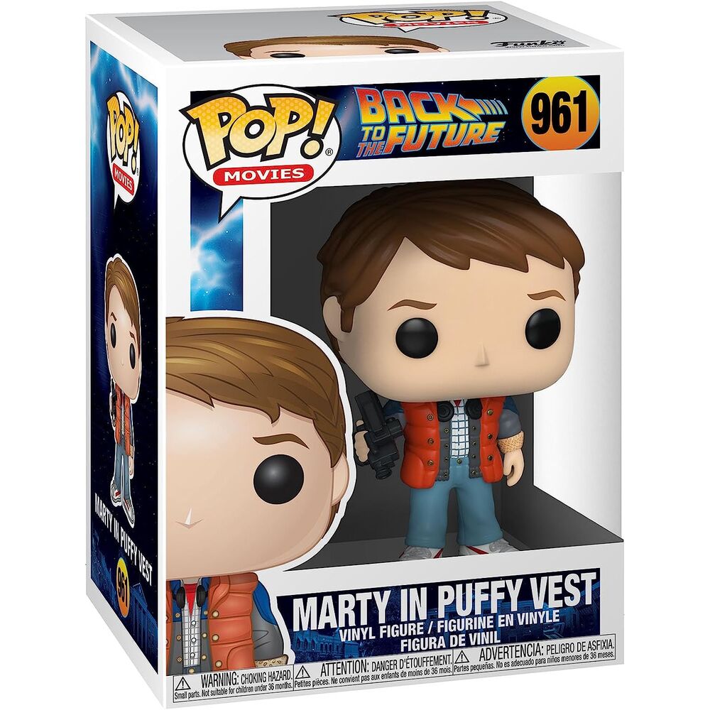 Funko POP Figur Back To The Future Doc Marty i Puffy Väst