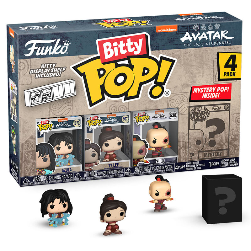 Blister 4 Figur Bitty POP Avatar The Last Airbender Azula