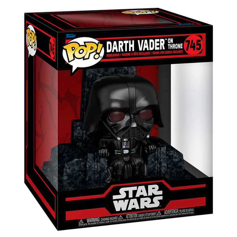 Deluxe Star Wars Darth Vader POP Figur på Tron