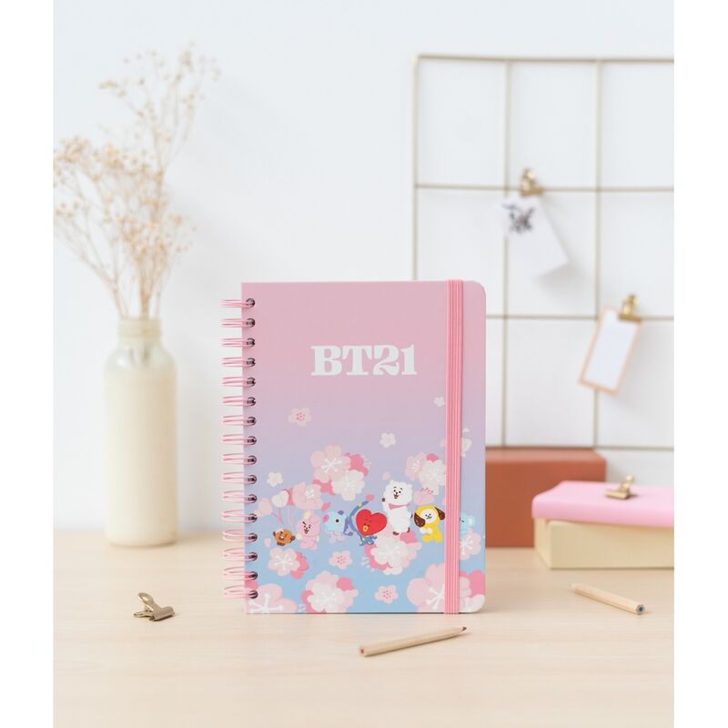 BT21 Sakura A5 Anteckningsbok
