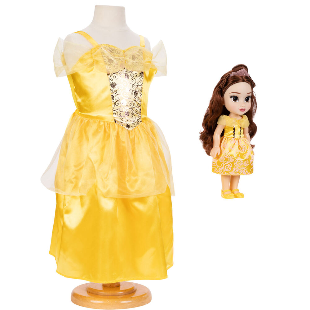 Disney Skönheten och Odjuret Belle Docka + Kostym 38cm