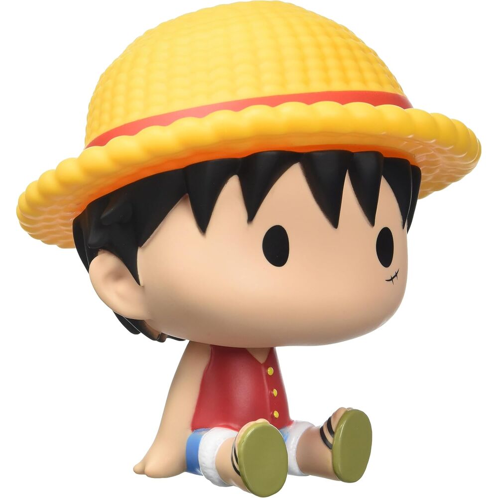 One Piece Luffy Chibi Pengarbox Figur 16cm