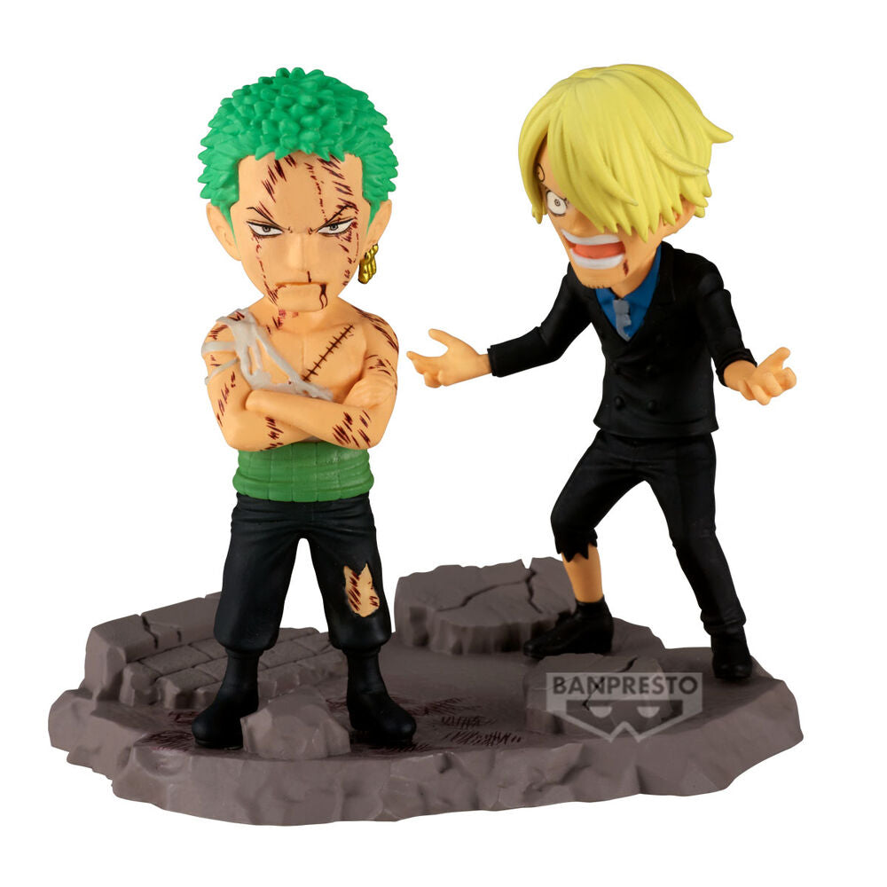 One Piece Roronoa Zoro & Sanji Figur - 8 cm