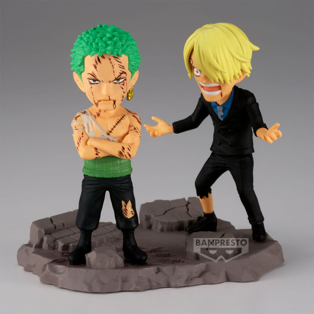 One Piece Roronoa Zoro & Sanji Figur - 8 cm