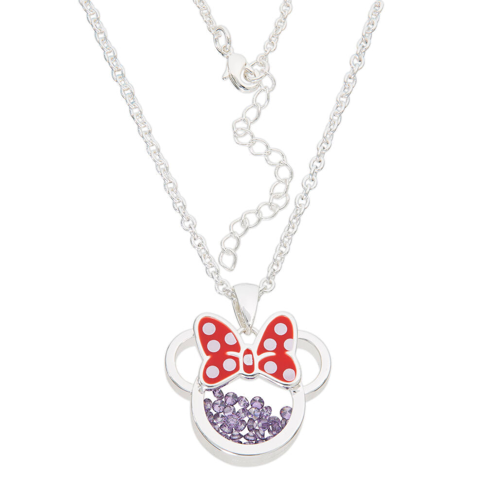 Disney Minnie Februari Halsband i Silver