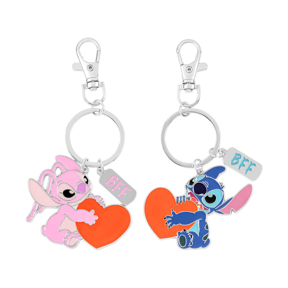 Disney Minnie Set: 2 Nyckelringar med Stitch och Angel