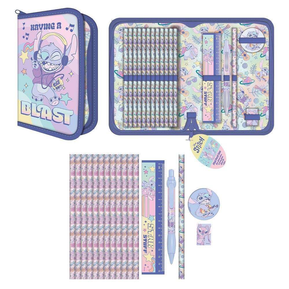 Disney Stitch Pennfodral - Fantastisk för Skolan