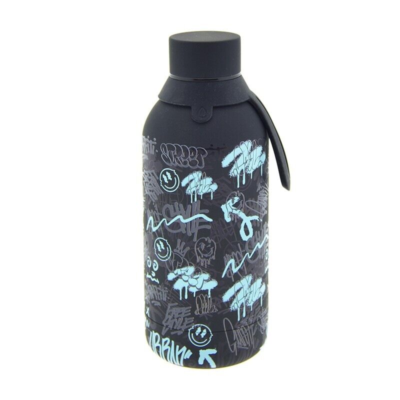 Svart Urban Graffiti Termosflaska 500ml