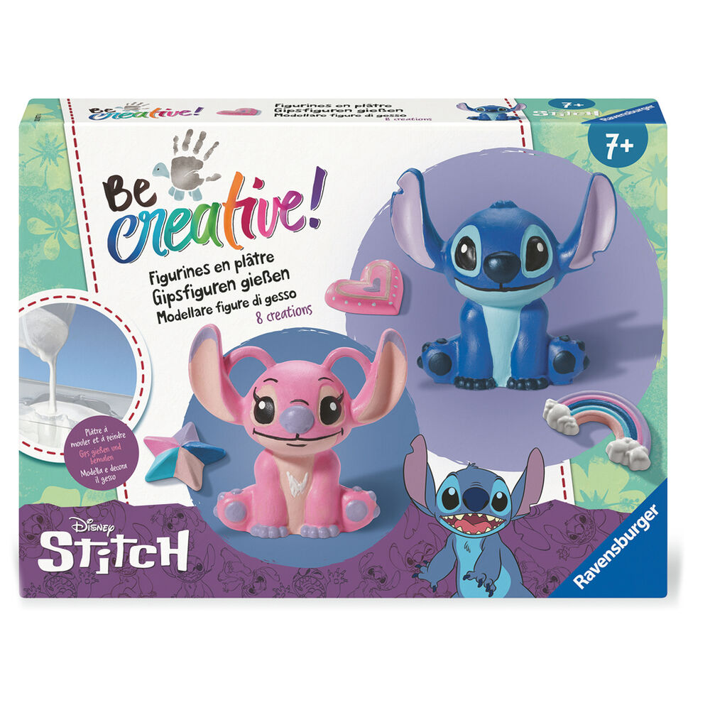 Disney Stitch Be Creative Plaster Creations – Kreativa Målningar med Stitch och Angel