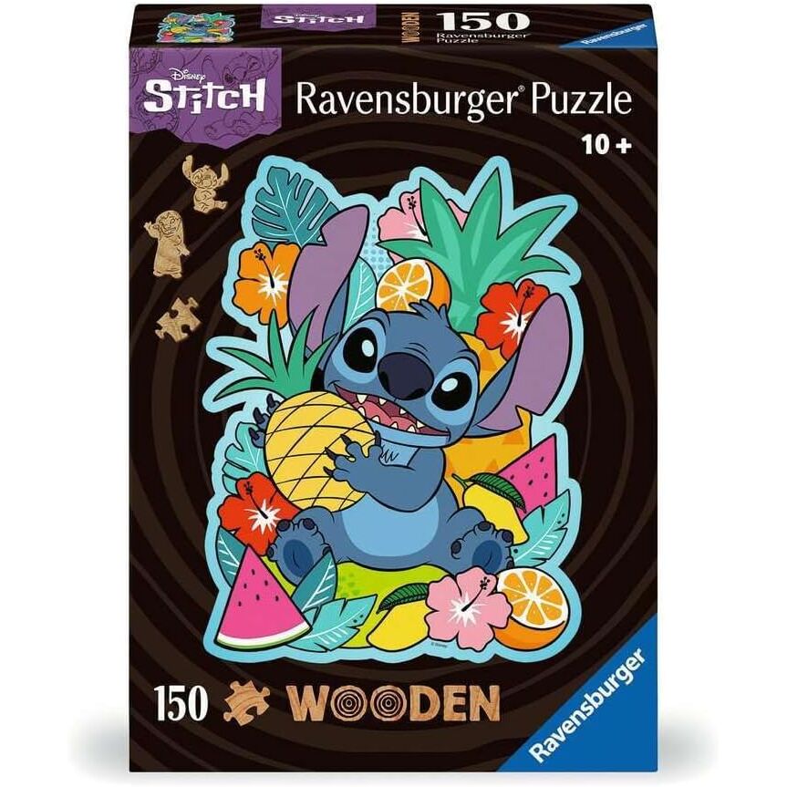 Disney Stitch Trä Pussel 150 Bitar