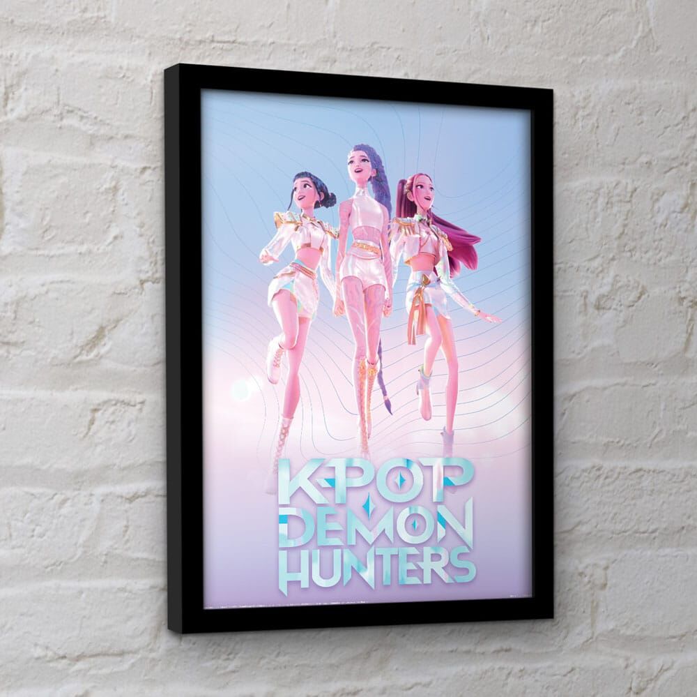 KPop Demon Hunters Inramad Print