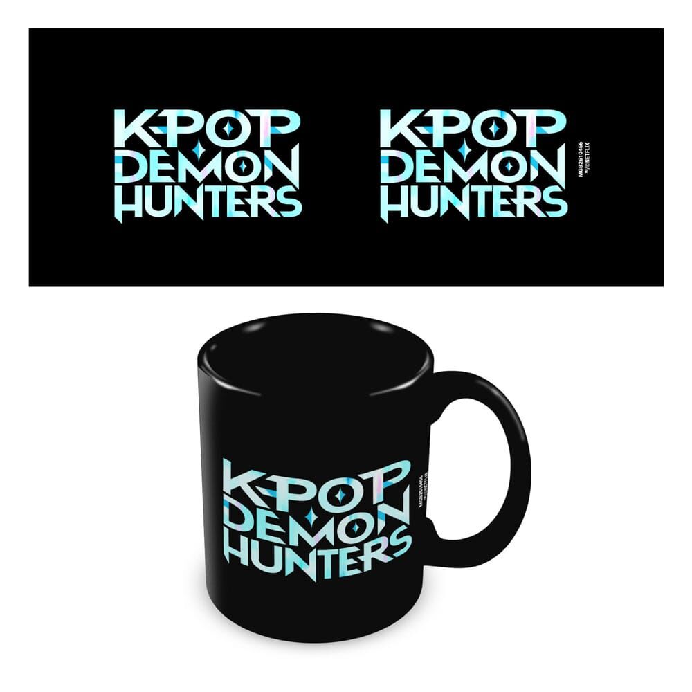 KPop Demon Hunters Logo Mug 325ml - Keramisk Kopp för KPop-fans