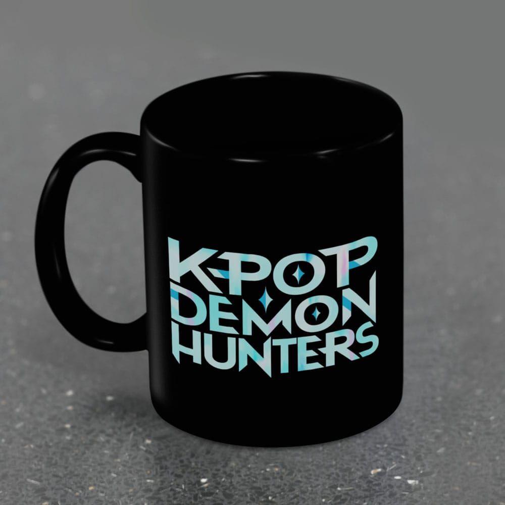 KPop Demon Hunters Logo Mug 325ml - Keramisk Kopp för KPop-fans