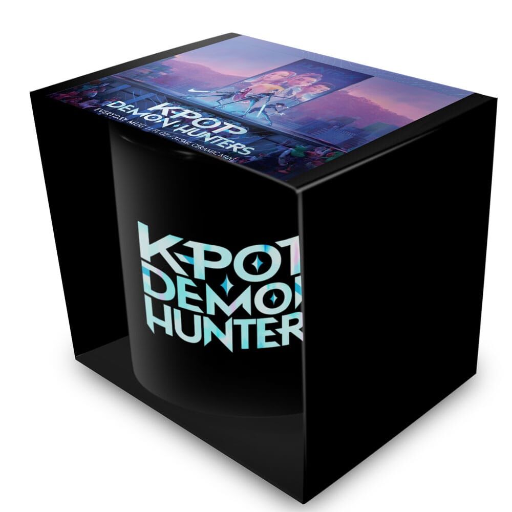 KPop Demon Hunters Logo Mug 325ml - Keramisk Kopp för KPop-fans