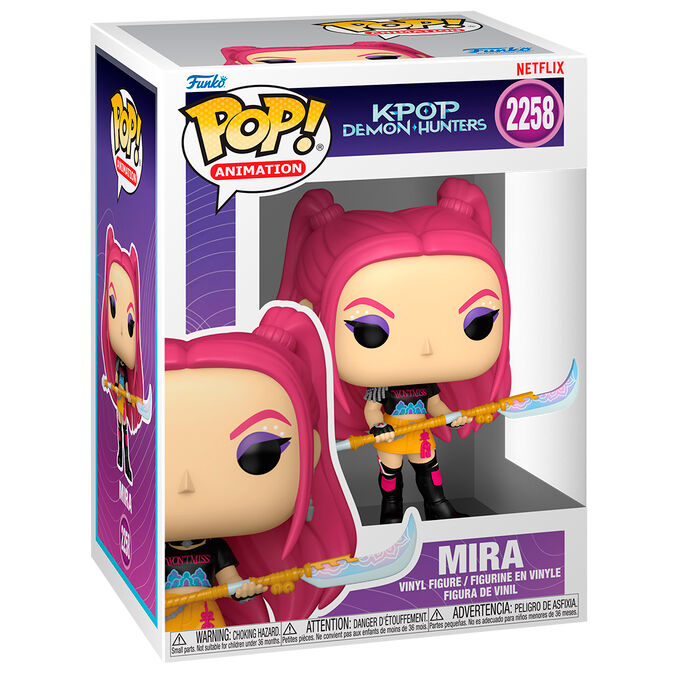 POP Figur Kpop Demon Hunters Mira - Samlarobjekt i Presentförpackning