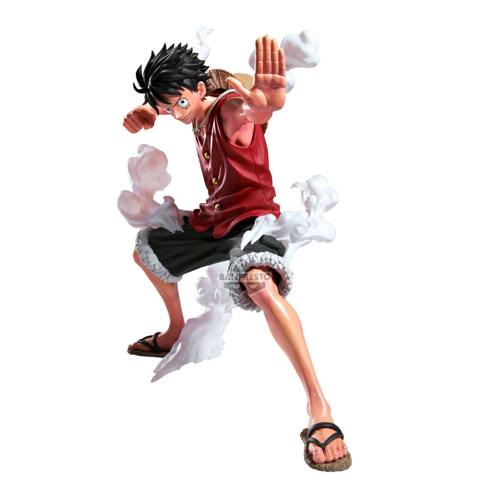One Piece Monkey D Luffy Maximatic Plus Figur 21 cm