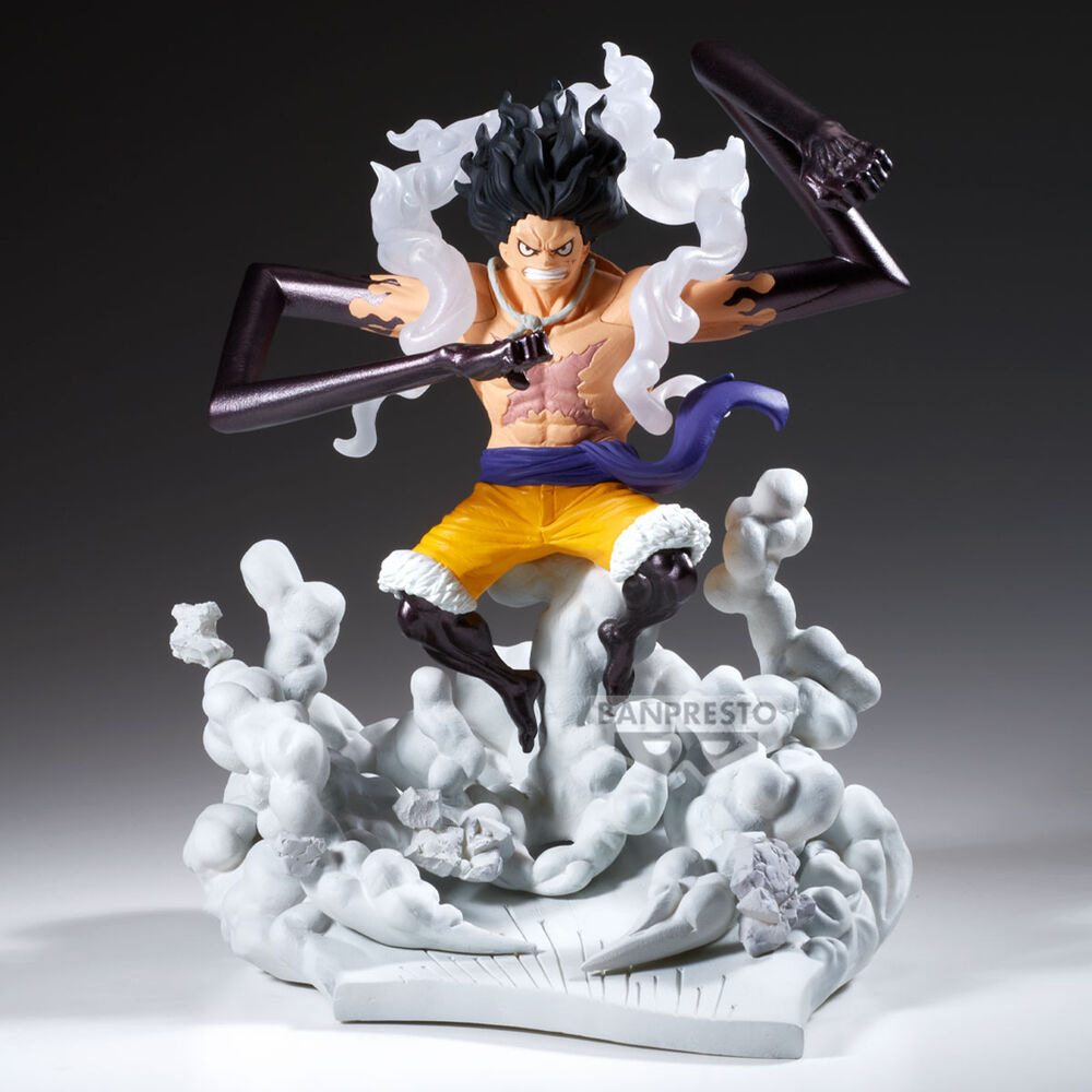 One Piece Monkey D Luffy Gear 4 Senkokkei Figur 15cm