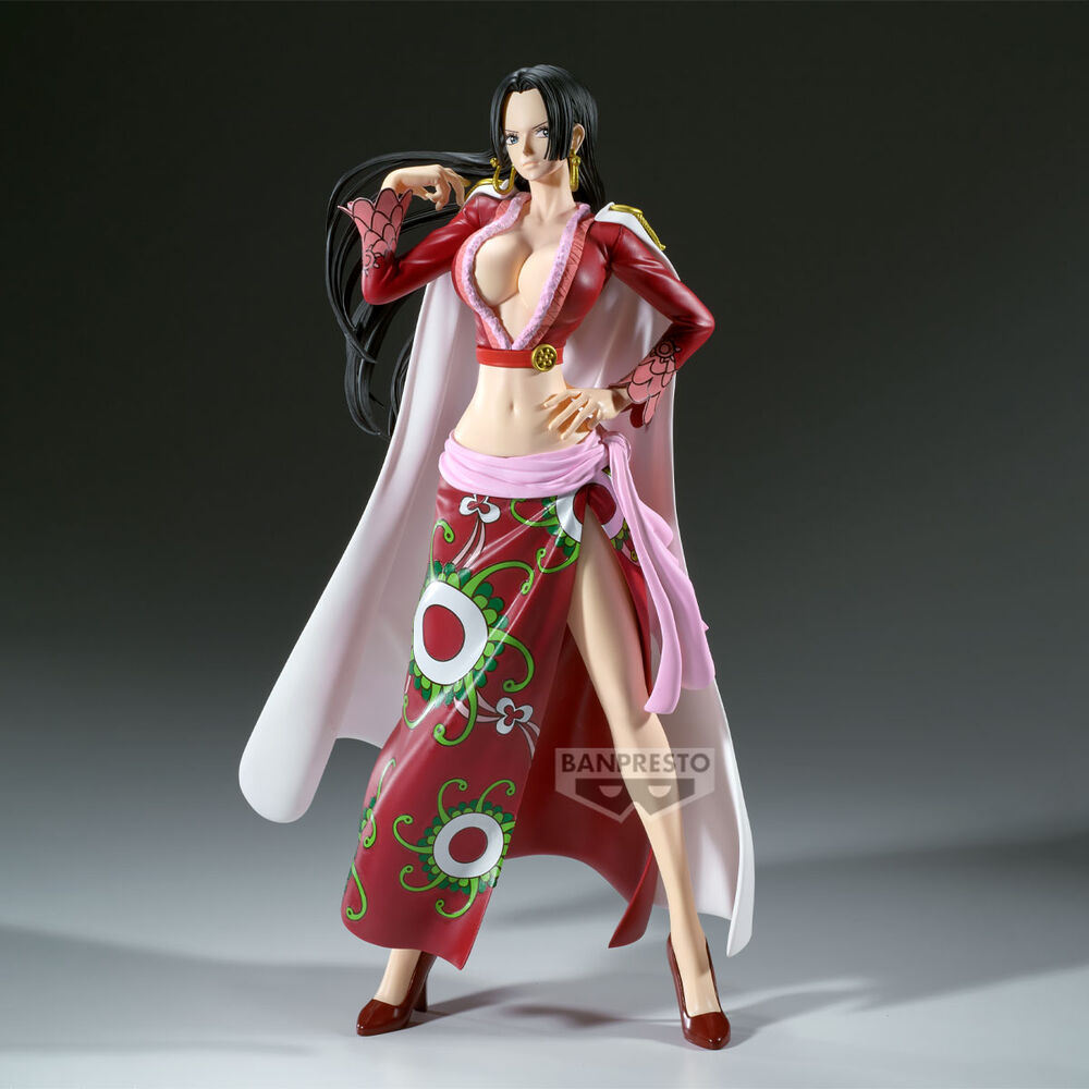 One Piece Boa Hancock Grandista Figur 28cm – Samlarfigur av Hög Kvalitet
