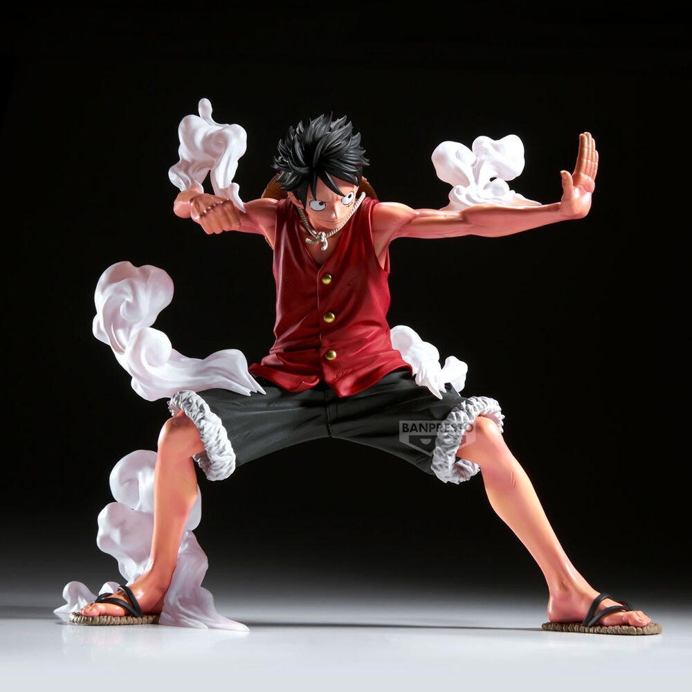 One Piece Monkey D Luffy Maximatic Plus Figur 21 cm