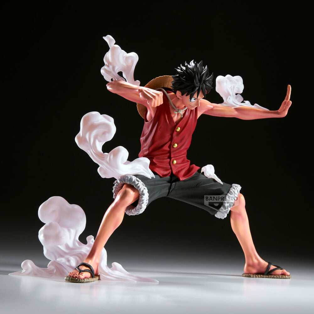 One Piece Monkey D Luffy Maximatic Plus Figur 21 cm