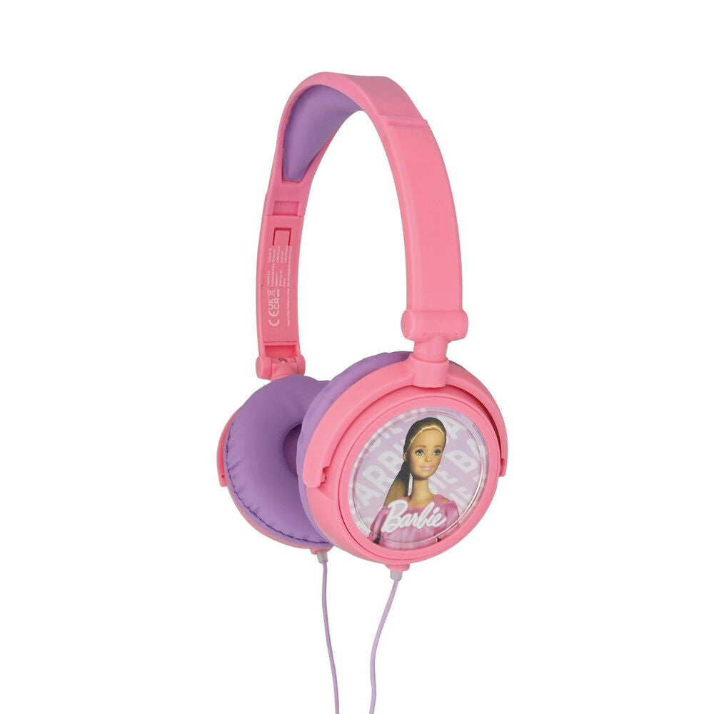 Barbie Hörlurar - Fällbara Stereo med Säker Volymbegränsning