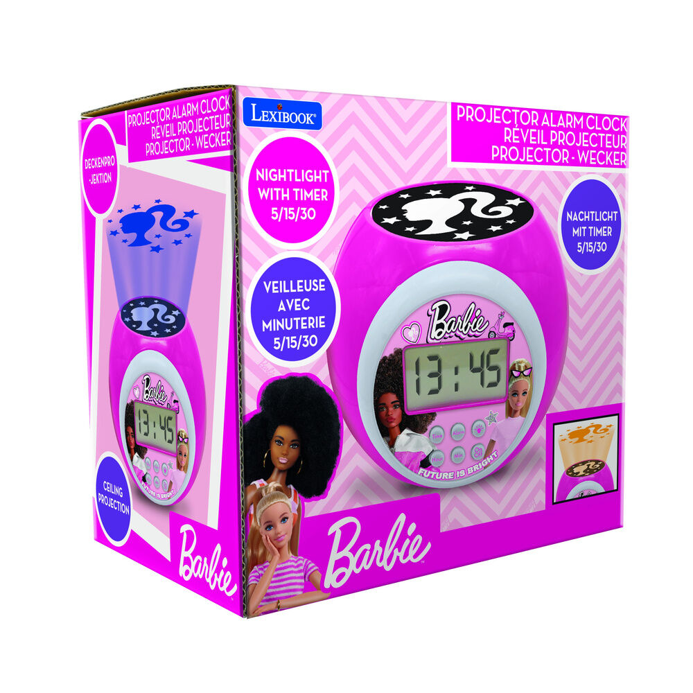Barbie Projektor Väckarklocka