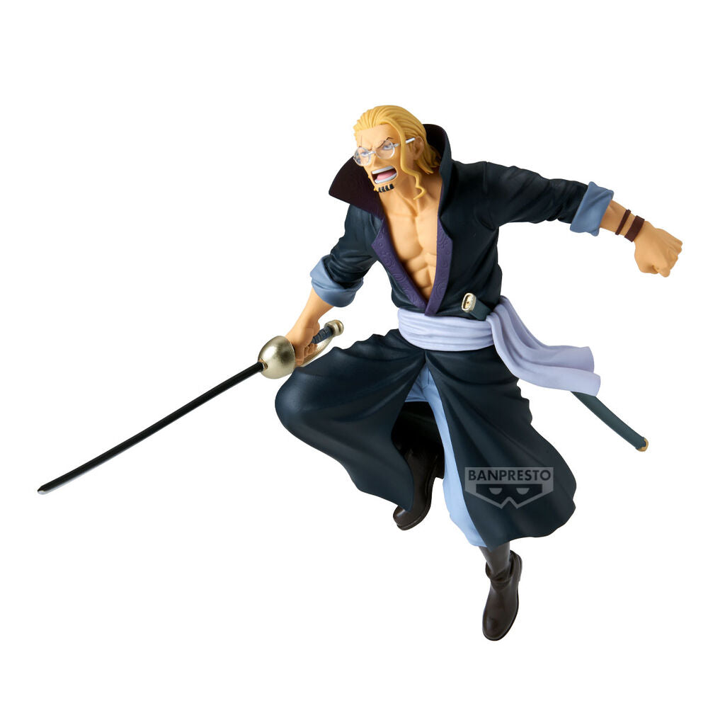 One Piece Silvers Rayleigh Battle Record Figur 16 cm