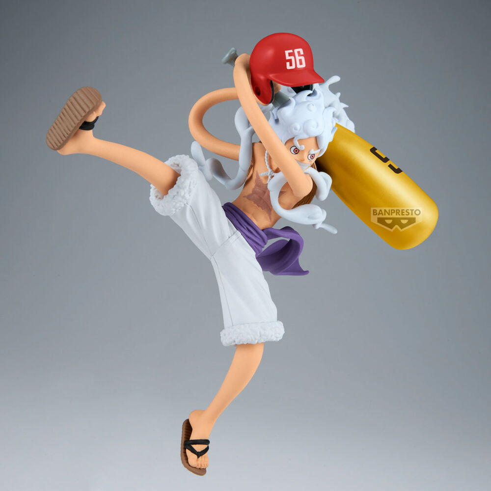 One Piece Monkey D. Luffy Gear 5 Battle Record Figur 17cm