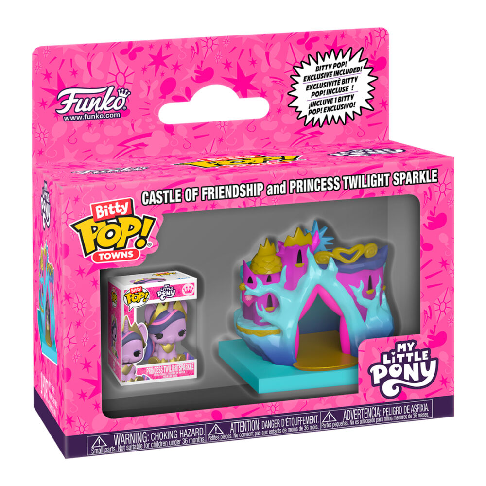 Bitty POP Town Figur: My Little Pony Castle of Friendship och Princess Twilight Sparkle