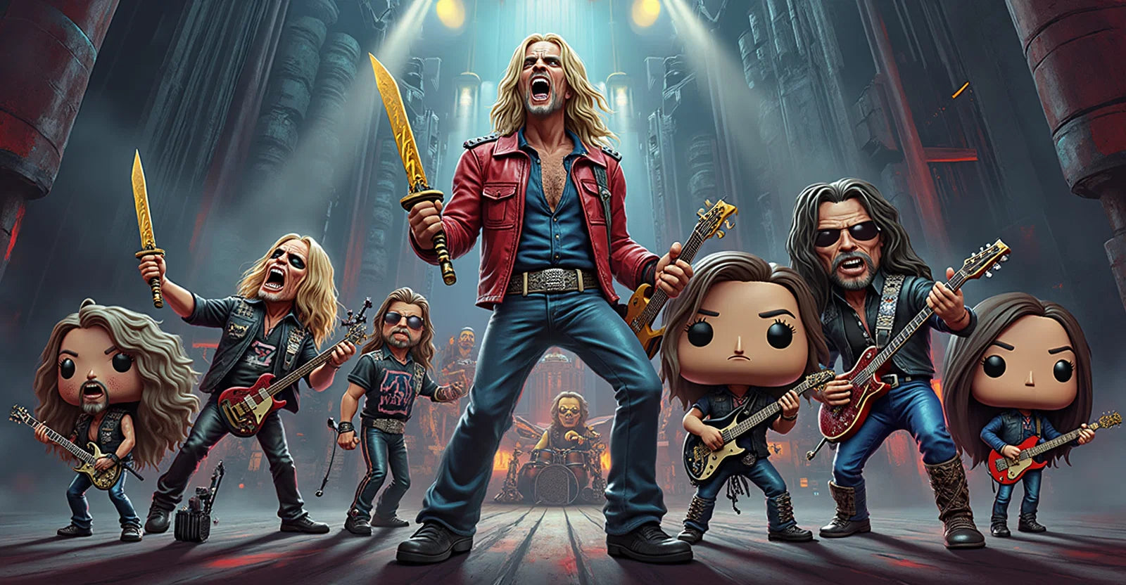 Iron Maiden POP Figurer