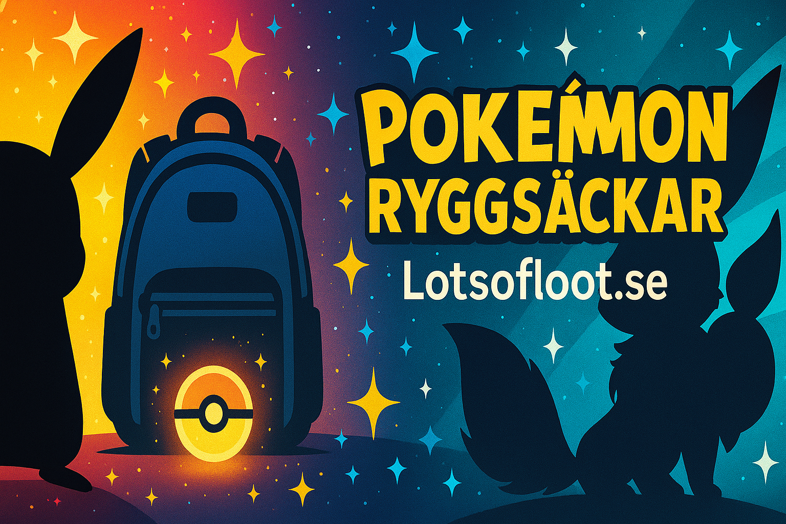Pokemon Ryggsäckar