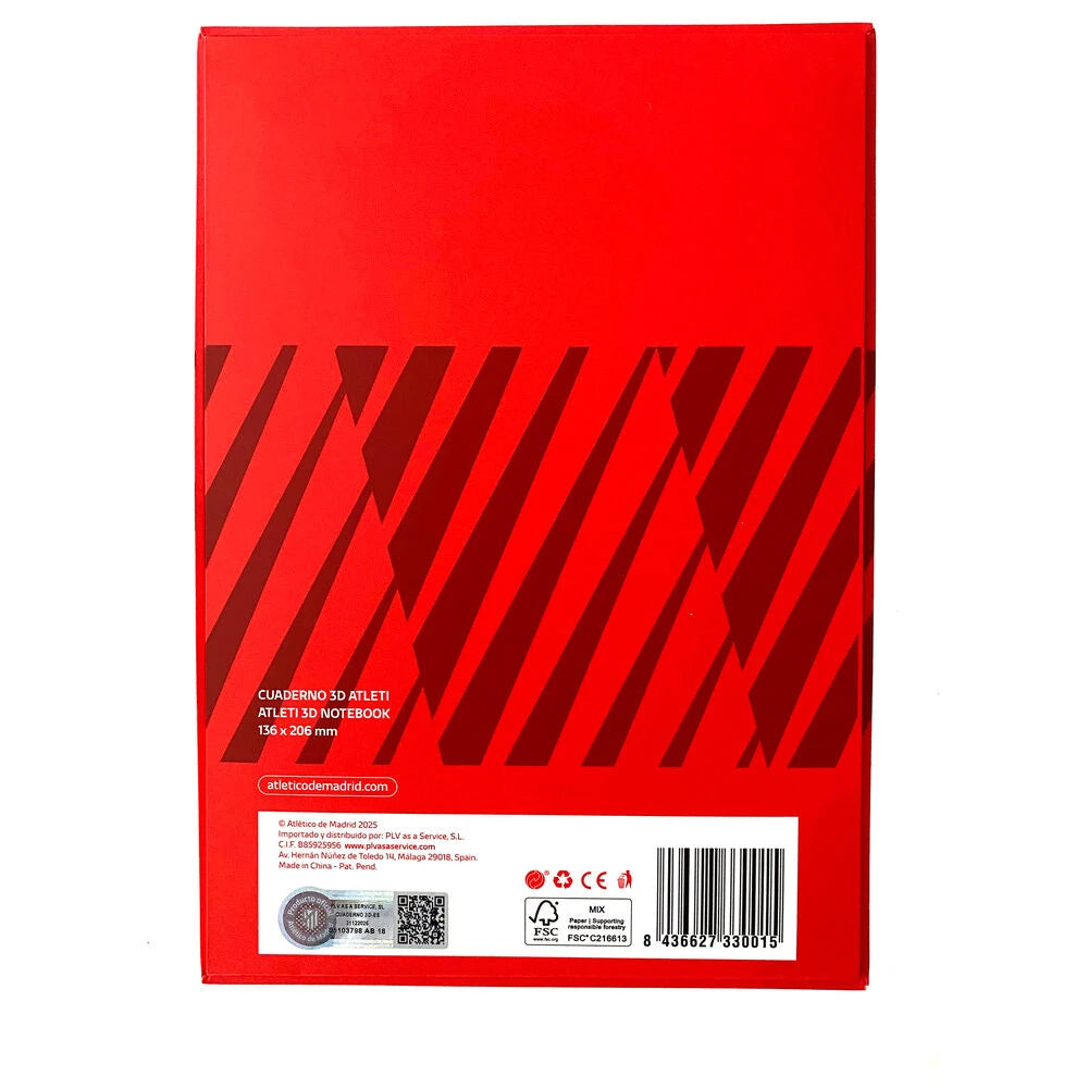 Atlético de Madrid A5 Anteckningsblock