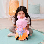 Greta Gris Mummy Pig med Evie gosedjur 33cm