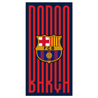 F.C Barcelona mikrofiber strandhandduk